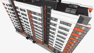 Multistorey Residential Building Modelling in Sketchup [upl. by Aivatnwahs320]