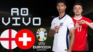 INGLATERRA X SUIÇA AO VIVO  TRANSMISSÃO COMPLETA  EUROCOPA 2024 QUARTAS DE FINAL [upl. by Idham]