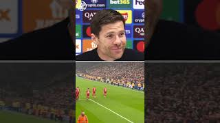 Xabi Alonso explains how Anfield atmosphere affected Leverkusen players lfc [upl. by Jada]