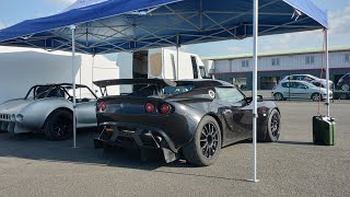 Lotus exige 430 Cup Vs lotus Elise K20 Circuit Val de Vienne track day Nomad driving expérience [upl. by Jordison]