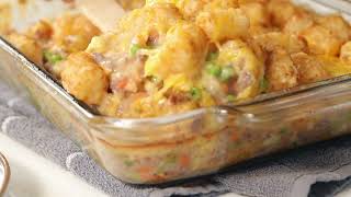 BEST Tater Tot Casserole [upl. by Nauqyt]