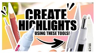 DRAWING SUPPLIES  MUST HAVE THESE 6 TOOLS for Drawing HIGHLIGHTS [upl. by Analad]