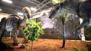 Robot Dinosaurs at Jurassic Quest [upl. by Erica]