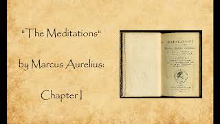 The Meditations Marcus Aurelius  Chapter 1 [upl. by Paddy]