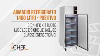 Congelatore verticale professionale 700  CHAFEKO7NCL [upl. by Siloum]