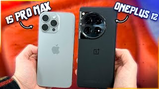 Oneplus 12 vs iPhone 15 PRO MAX NO TE LO ESPERAS [upl. by Emina71]