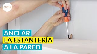 👩‍🔧 Cómo anclar la estantería a la pared ✅ MUEBLESSEGUROS EN CASA [upl. by Bremble971]