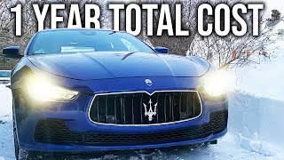 Maserati Ghibli S Q4  1 Year Review amp Total Cost [upl. by Ziul]