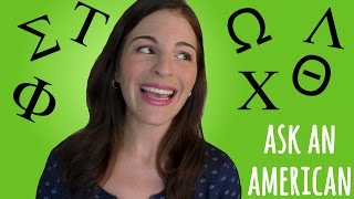 Ask An American University Sororities amp Fraternities [upl. by Yttam]