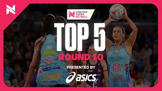 Top 5 Plays of Round 10  Suncorp Super Netball 2024 [upl. by Nurat]