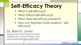 SelfEfficacy Theory v1 [upl. by Hands]