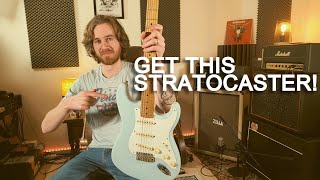 Best Strat For Less Than 1000  Fender Vintera 50s Stratocaster Review [upl. by Mullins]