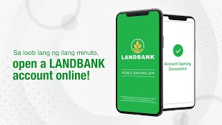 Open a LANDBANK account at home with the Digital OnBoarding System DOBS Mobile [upl. by Ariajay199]