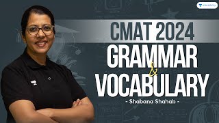 CMAT 2024 Grammar amp Vocabulary  Shabana Shahab cmat2024 [upl. by Atiken996]