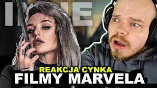 CYNK SŁUCHA INEE  FILMY MARVELA prod PSR REAKCJA [upl. by Eirrac356]