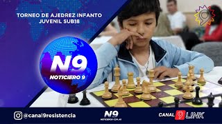 TORNEO DE AJEDREZ INFANTO JUVENIL SUB18  NOTICIERO 9 [upl. by Eninahs161]