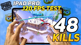 iPad Pro PUBG HANDCAM 🔥 iPad Pro 120 FPS PUBG BGMI Test [upl. by Enyale166]