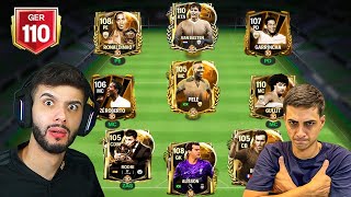 FUI X1 COM UM PRO PLAYER FAMOSO VALENDO A CONTA MAIS RARA DO FC MOBILE [upl. by Madonia]