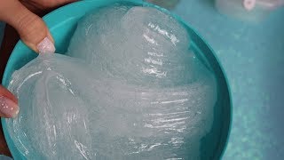 ASMR 1kg de clear slime  Sons de misturinha [upl. by Hsoj86]