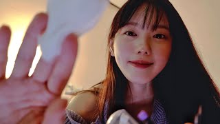 ASMR Korean 여기 누워봐 자기 전에 속눈썹펌 해줄게 おいで、寝る前にまつ毛パーマーしてあげるねLet’s get you an eyelash perm my friend RP [upl. by Apeed]