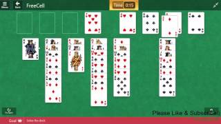 Microsoft Solitaire Collection  Card Games  FreeCell  Daily Challenge 29032017 [upl. by Rollet799]