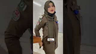 Lady police SHO Hajan Asialahore police titok Animgame200 [upl. by Redliw226]