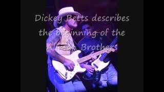 Dickey Betts describes how it all began [upl. by Dagley]