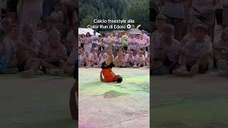 CALCIO FREESTYLE di Davide Pisani  Color Run EDOLO [upl. by Robers617]