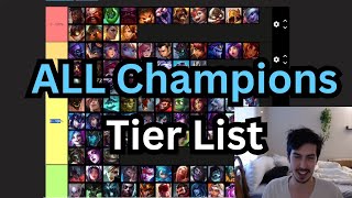 ALL Champions Pro Play Tier List League of Legends tierlist leagueoflegends lolesports [upl. by Grekin129]