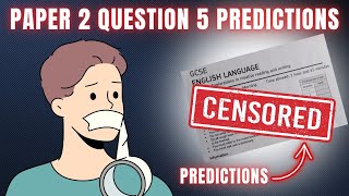 Has The OFFICIAL GCSE English Language Paper Been LEAKED Question 5 PREDICTIONS  Top Tips‼️ [upl. by Eberta]