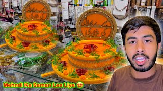 Mehndi Ka Saman Lee Aye 😍 Shaadi Aa Gayi 😍 [upl. by Nyleuqaj]