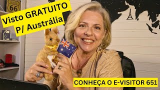 QUER VISITAR A AUSTRALIA SAIBA COMO FUNCIONA O EVISITOR 651 [upl. by Nrevel]