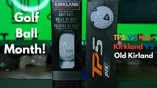 Can the new Kirkland Signature Golf ball beat the TP5  Golf Ball Month [upl. by Fransisco]