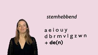 Verleden tijd stemhebbend en stemloos [upl. by Orapma]