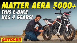 Matter Aera 5000 review  Is this how all electric bikes should be  autocarindia1 [upl. by Lonier]