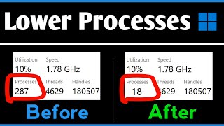 How To Get LOWER PROCESSES on Laptop amp PC  LOWER INPUT DELAY amp MORE FPS 100 Working Easy Way [upl. by Bridwell]