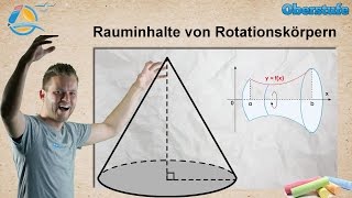 Rotationskörper und Rauminhalte  StrandMathe  Oberstufe ★ Übung 3 [upl. by Baal637]