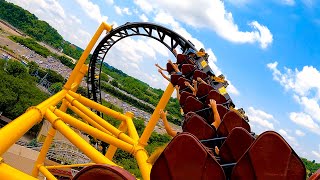 Kennywood Steel Curtain amp Phantoms Revenge Roller Coasters  Back Seat POV [upl. by Lindemann]