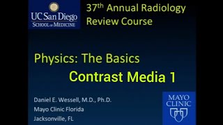 Radiographic Contrast media part 1 [upl. by Nisa401]