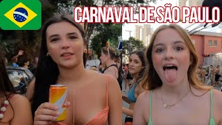 Carnaval de São Paulo My first crazy Carnaval 🇧🇷 [upl. by Namien]