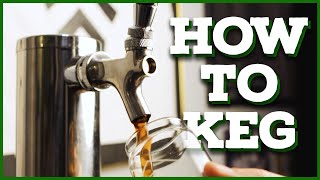 HOW TO KEG YOUR HOME BREW ft NewAir Single Tap Kegerator [upl. by Langham]