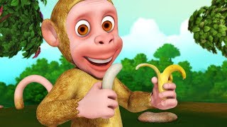 Bandar Mama Aur Kele  Hindi Rhymes for Children  Infobells [upl. by Elyssa]