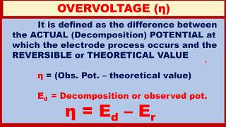 Tamil Define OVERVOLTAGE overpotential [upl. by Lehcsreh]