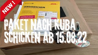 NEU AB 15082022  Paketversand nach Kuba ilovekuba [upl. by Malinowski]