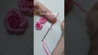 Bullion knot stitch  How to embroider [upl. by Noffets439]