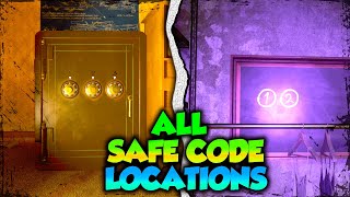 Mauer Der Toten  ALL Safe Code Locations For EVERY AREA Black Ops Cold War Zombies [upl. by Nekial]