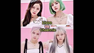 Lisooo vs chaennie song compilation blackpink lisa jennie jisoo rose [upl. by Pettiford]