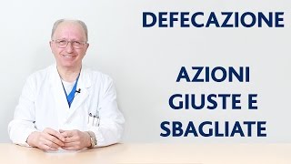 Defecazione azioni giuste e sbagliate [upl. by Adyan]