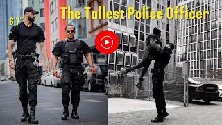 Meet Moroccos Giant Cop Issam Talha [upl. by Annail]