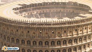 How I rebuilt the Colosseumin Blender [upl. by Nivart]